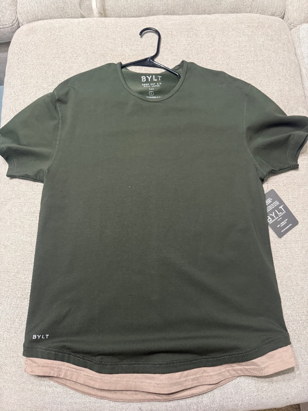 Bylt drop cut dual layer bnwt large